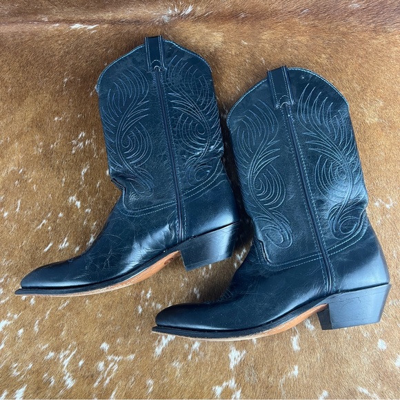 code west Shoes - Vintage Code west handcrafted black cowboy boot
